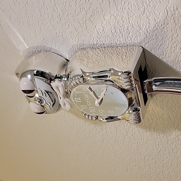 Millennium Kit-Cat Klock Rarest Kit Cat clock Chrome - Picture 5 of 5